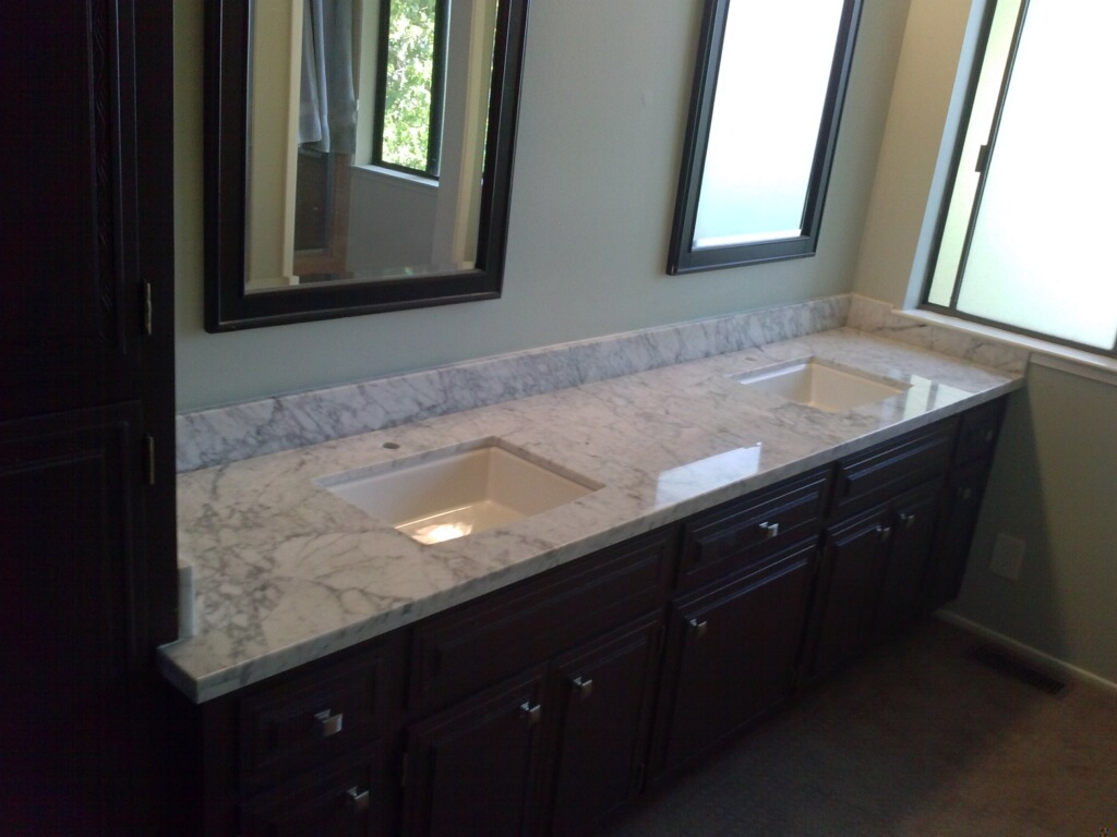 Dual rectangular sinks